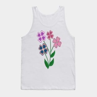 Glitter Flower Bush Tank Top